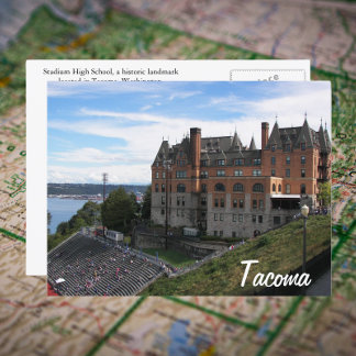 Tacoma, Washington Historic Landmark Travel Postcard