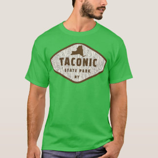 Taconic State Park New York Tree Log Texture Woode T-Shirt