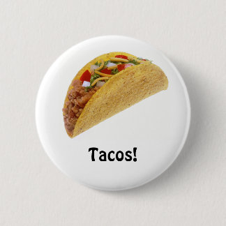 Tacos! 6 Cm Round Badge