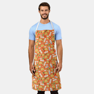 Tacos and Burritos Pattern Apron