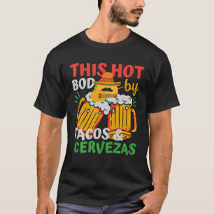 Tacos And Cerveza Cinco De Mayo Mexican Guitar Bee T-Shirt