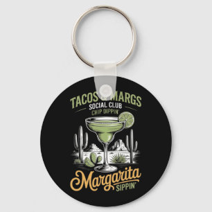 Tacos And Margs Sogovernment Agencyl Club Chip Key Ring