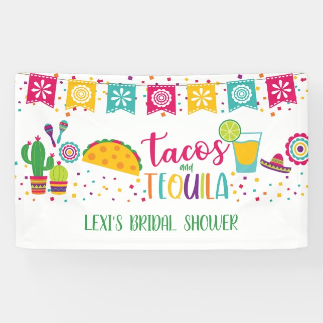 Tacos and Tequila Banner - Wh (Horizontal)