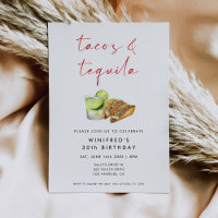 Tacos and Tequila Birthday Party