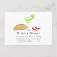 Tacos and Tequila Bridal Shower Display Shower
