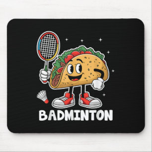 Tacos Badminton Taco Mexican Food Cinco De Mayo  Mouse Pad