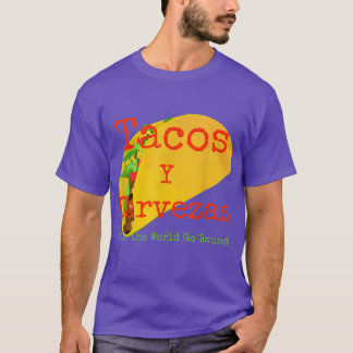 Tacos & Cervezas Funny  Meican Beer Food Tee 