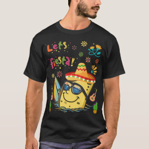 Tacos Cinco De Mayo Meican Guitar Cactus Funny Boy T-Shirt