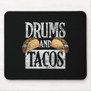 Tacos Cinco De Mayo Music Drummer Drums Mouse Pad
