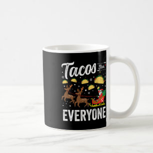 Tacos For Everyone Christmas Taco Funny Xmas Santa Coffee Mug