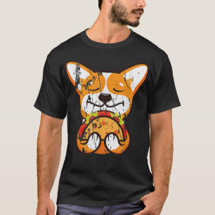 Tacos Funny Orange Fo Corgi Cute Taco Lover Cool M T-Shirt