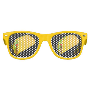 TACOS FUNNYBIRTHDAY  Party Sunglasses