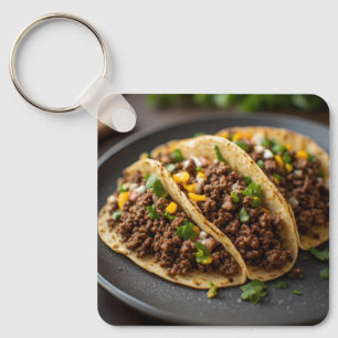 Tacos Key Ring