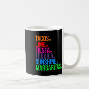 Tacos Lime Fiesta Tequila Cinco De Mayo Gift Coffee Mug