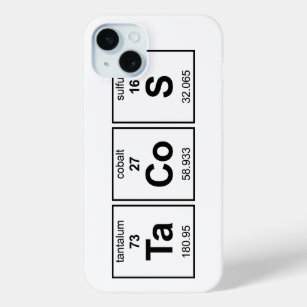 TaCoS Periodic Table iPhone 15 Mini Case