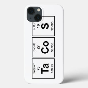TaCoS Periodic Table iPhone 13 Case