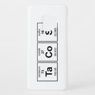 TaCoS Periodic Table Case-Mate Samsung Galaxy S9 Case