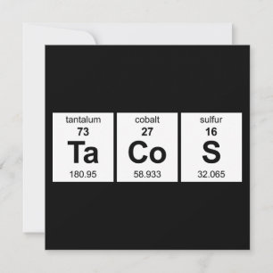 TaCoS Periodic Table Invitation