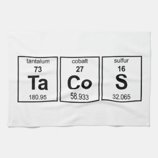 TaCoS Periodic Table Tea Towel