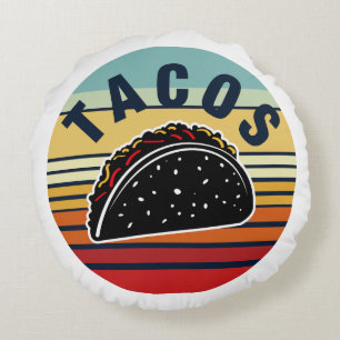 Tacos Round Cushion