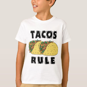 Tacos Rule Kids T-Shirt