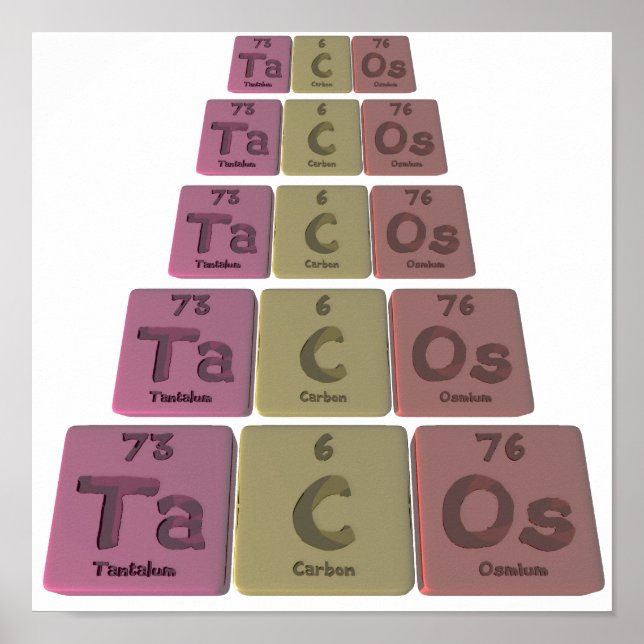 Tacos-Ta-C-Os-Tantalum-Carbon-Osmium.png Poster (Front)