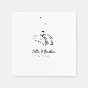 Tacos Wedding Napkin