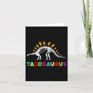 Tacosaurus Cinco De Mayo Shirt Funny Taco Dinosaur Card