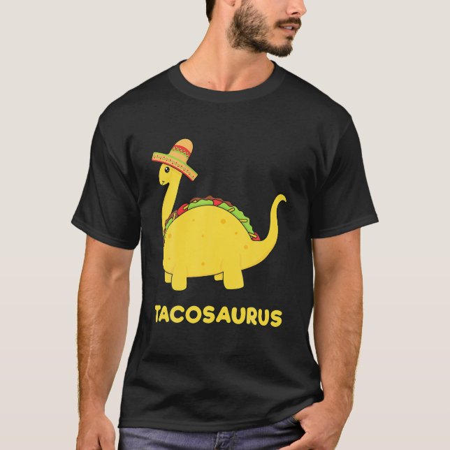 Tacosaurus Fun T-Shirt (Front)