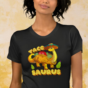 Tacosaurus Funny Taco Dinosaur T-Shirt