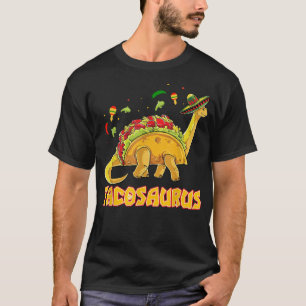 Tacosaurus Rex Dinosaur Taco Kids Cinco De Mayo Pa T-Shirt