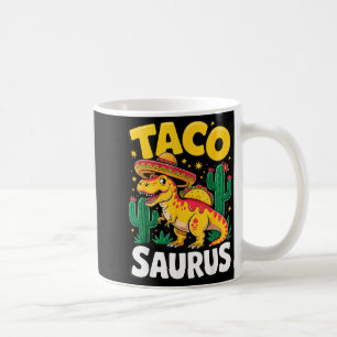 Tacosaurus t-rex taco dinosaur coffee mug