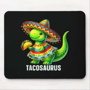 Tacosaurus taco dinosaur dino cinco de mayo boysTa Mouse Pad