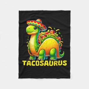 Tacosaurus taco dinosaur dino cinco de mayo mexica fleece blanket