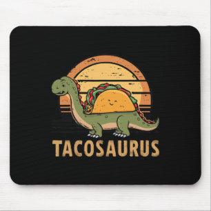 Tacosaurus Taco Dinosaur Dino Funny Cinco De Mayo  Mouse Pad