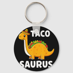 Tacosaurus taco dinosaur t rex shirt - funny cinco key ring