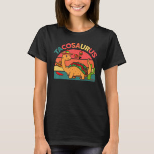 Tacosaurus Toddler Kids Taco Dinosaur T-Shirt