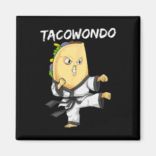 Tacowondo Taco Martial Arts Taekwondo Magnet