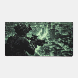 Tactical Black Ops Design Desk Mat