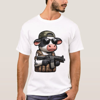 Tactical Cow  T-Shirt