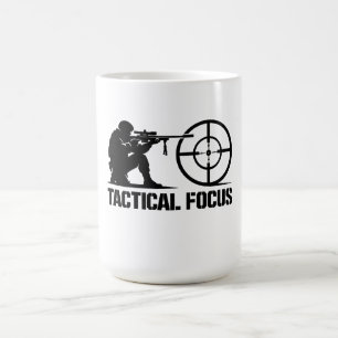 Tactical Focus Sniper Target  Coffee Mug