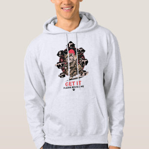 Tactical Gamer Cat Hoodie