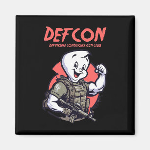 Tactical Ghost Cute Ghost Halloween Spooky Season Magnet