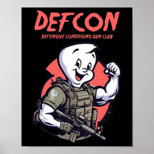 Tactical Ghost Cute Ghost Halloween Spooky Season  Poster