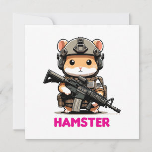 Tactical Hamster Invitation