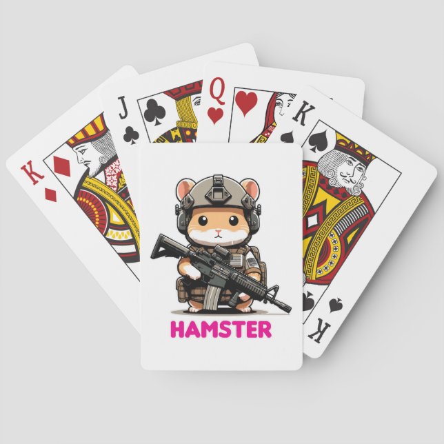 Tactical Hamster Playing Cards (Back)