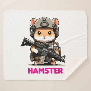 Tactical Hamster Sherpa Blanket