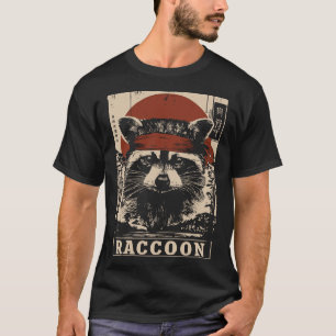 Tactical Racoon in Vintage Headgear T-Shirt