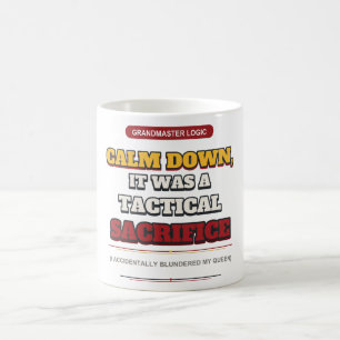 Tactical Sacrifice Chess Mug