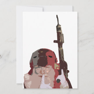 Tactical Santa Greeting Card